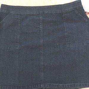 NWT Ruby Rd Denim Skort